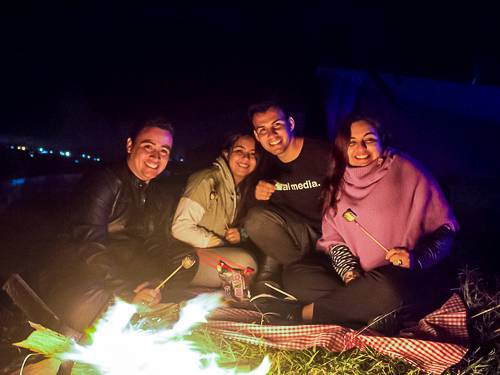 Comitivas en el lago Calima