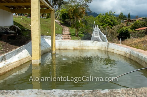 lago de pesca, finca 0011 en el Lago Calima