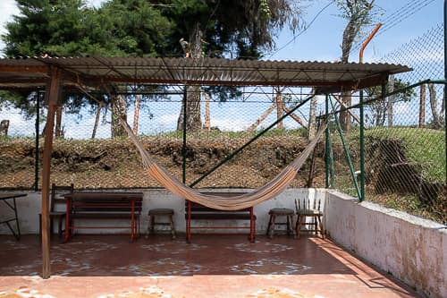 Hamacas, otel las cabañas de Maqroll, Lago Calima.