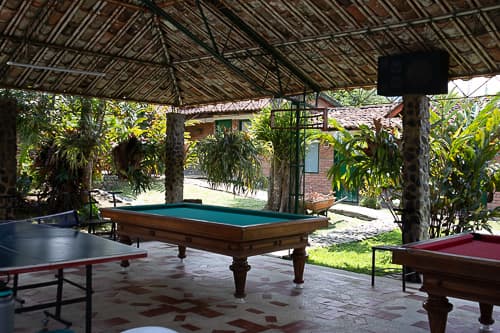 Salón de juegos, Hotel las cabañas de Maqroll, Lago Calima.