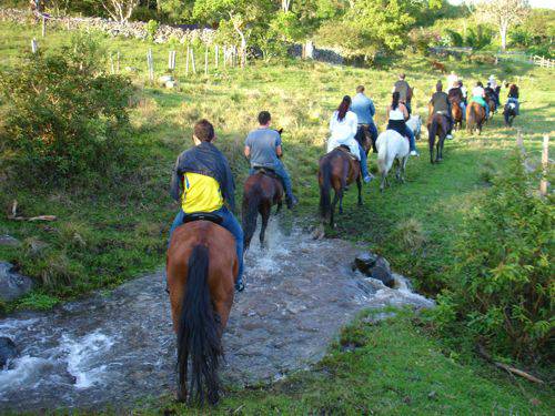 Paseos a caballo para grupos en el Lago Calima