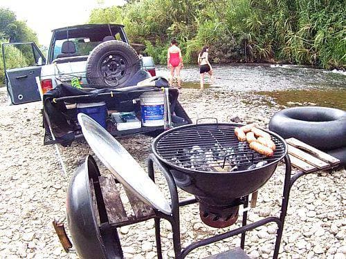 Asado en el Río Calima. Lago Calima