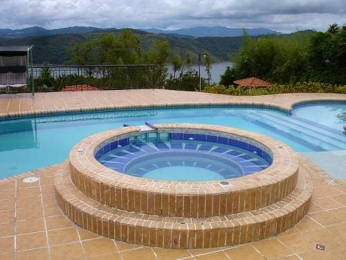 Jacuzzi, finca v0150 en el Lago Calima